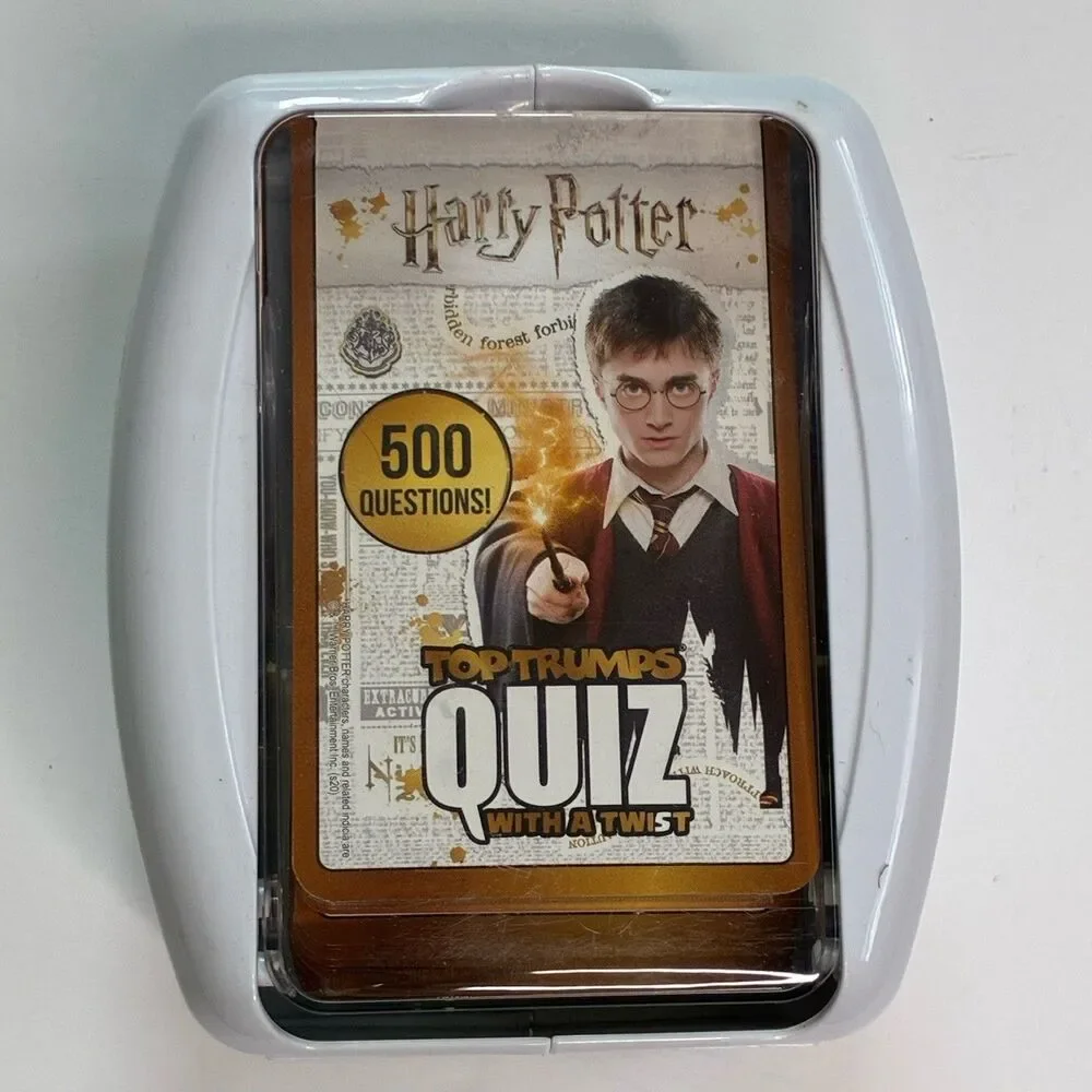 Top Trumps Harry Potter Quiz w/ a Twist Game Trivia Card 500 Questions New